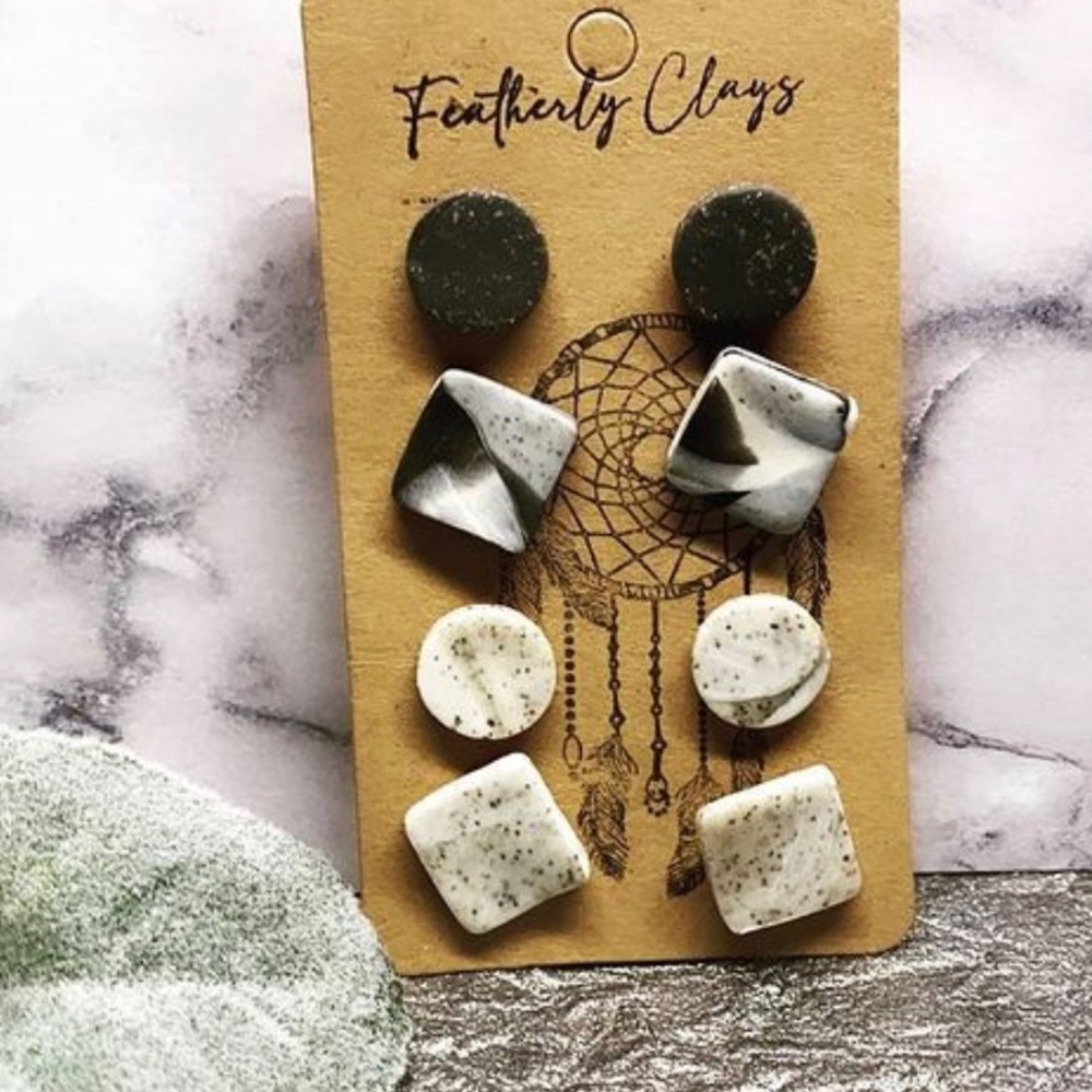 Earring stud pack